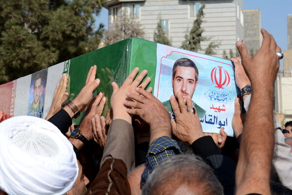مراسم تشییع پیکر پاک شهید والامقام ابوالقاسم مهری در اسلامشهر