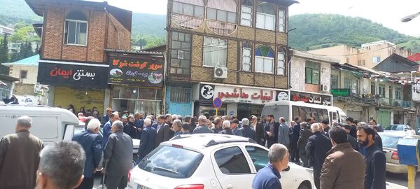 تشییع پیکر جانباز هشت سال دفاع مقدس در سوادکوه