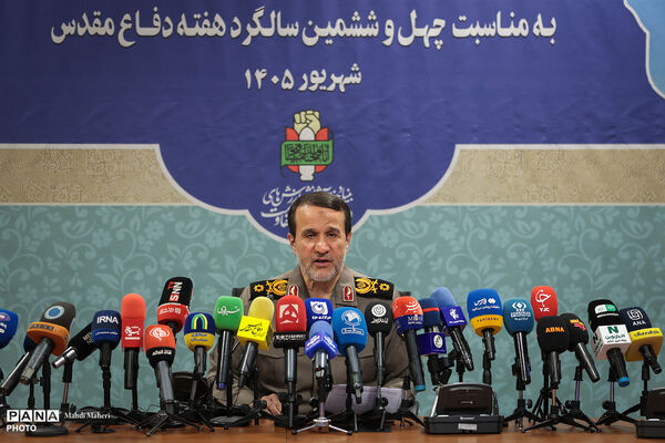 نشست خبری سالگرد هفته دفاع مقدس