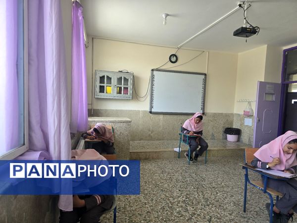 ششمی‌های دبستان کوثر حیدری در تکاپو امتحانات
