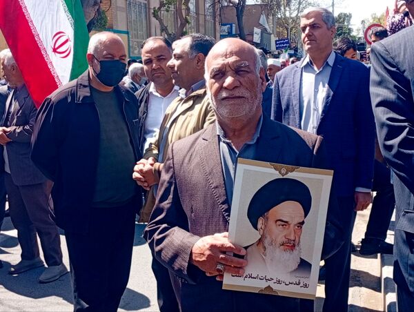 مردم کاشمر با سر دادن فریاد مرگ بر اسرائیل روز قدس را گرامی داشتند