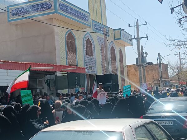 راهپیمایی روزجهانی قدس در شهرستان آبدانان 