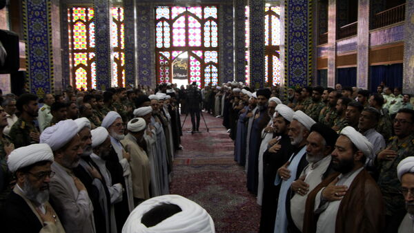 برگزاری دسته عزای روحانیون یزدی به مناسبت سالروز ارتحال امام خمینی (ره)