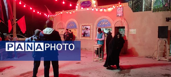 مراسم تشییع نمادین فاطمه زهرا(س)  در مسجد محمد رسول الله(ص) شهرستان شیروان