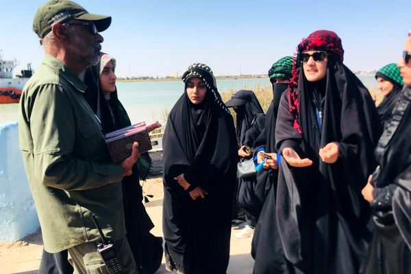 اردوی دختران دانش‌آموز سپیدان به سرزمین نور