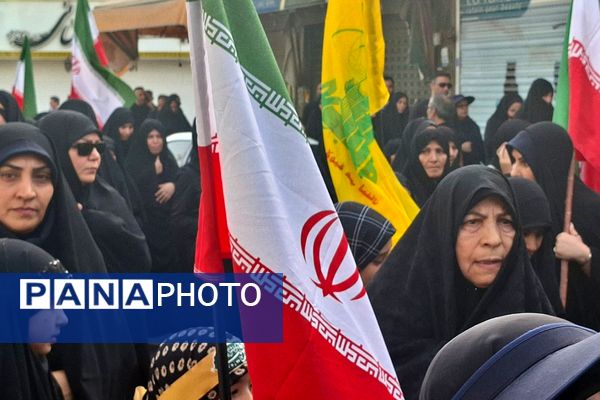 مردم قرچک در سوگِ سردار شهید حسن خوانساری 