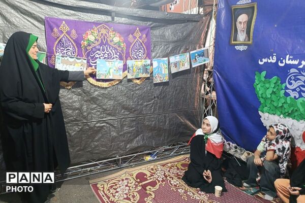 از روایتگری غدیر تا پاسداشت مقام سادات در موکب فرهنگیان شهرستان قدس