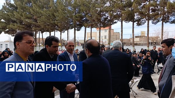 افتتاحیه آموزشگاه ۱۲ کلاسه‌ یاسمن خاکباز ۲ شهرستان نیشابور