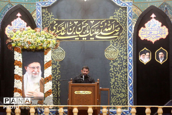 عزاداری شب شهادت امام حسن عسگری(ع) در حرم کریمه اهل بیت(س)