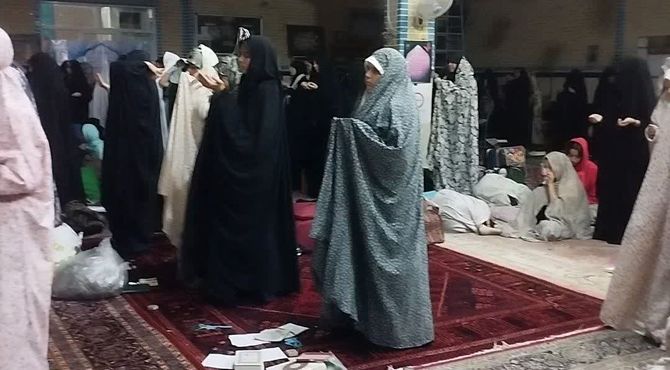 سه روز مهمانی خدا با حضور دختران دانش‌آموز در مسجد امام سجاد(ع) پردیسان قم