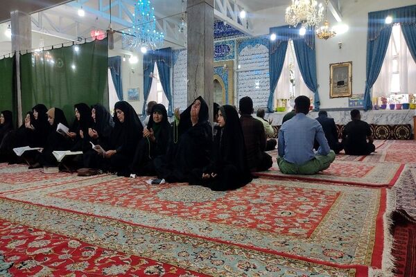 مراسم روز عرفه در مسجد جامع شهر بار 