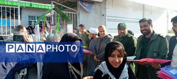 اعزام دانش‌آموزان دختر آشخانه به اردوی راهیان نور