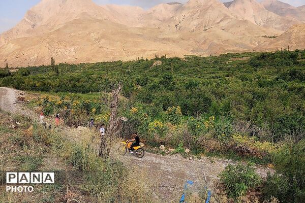 بارش غیر منتظره باران در تابستان ۱۴۰۵شهر بار نیشابور