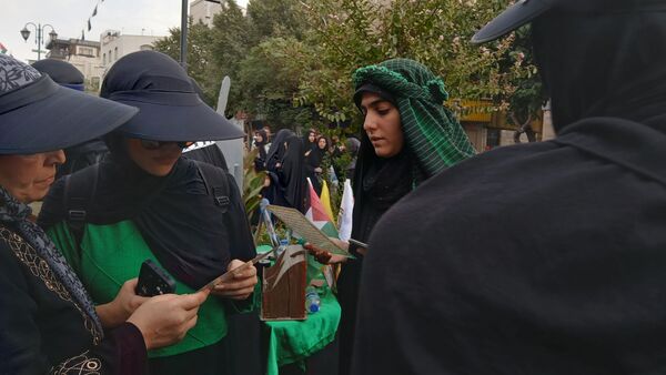 برپایی موکب عشاق الحسین سازمان دانش‌آموزی شهر تهران