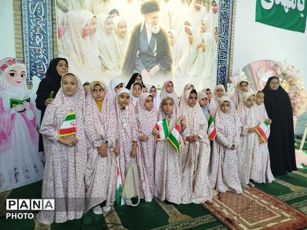 مراسم جشن تکلیف فرشته های زمینی در مسجد جامع شهرستان نیشابور