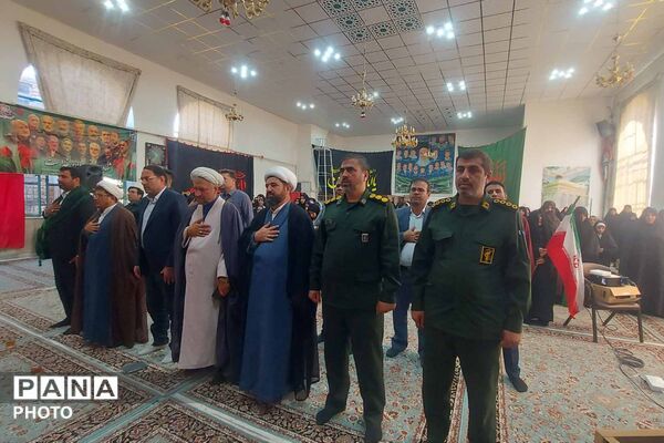 گرامیداشت یاد و خاطره مراسم یادواره شهدای دهستان شاه جهان در  روستای مایوان
