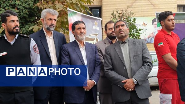 رزمایش گردان‌های بسیج فرهنگیان سپاه امام رضا (ع) در اداره‌کل آموزش و پرورش خراسان رضوی