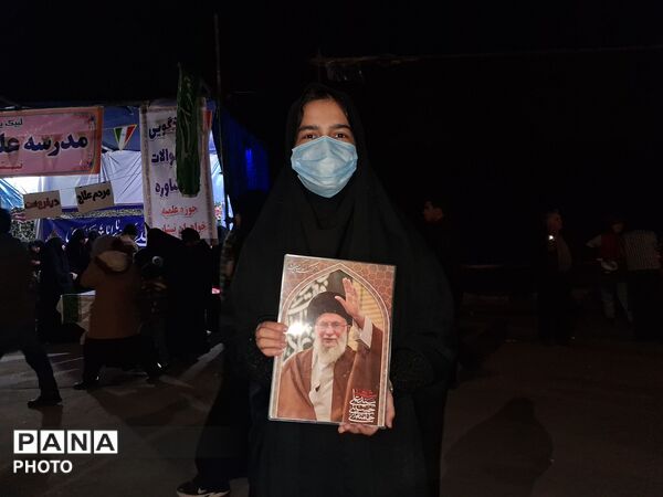 مراسمی باشکوه  به مناسبت  روز نوزدهم  شهادت رهبر معظم انقلاب
