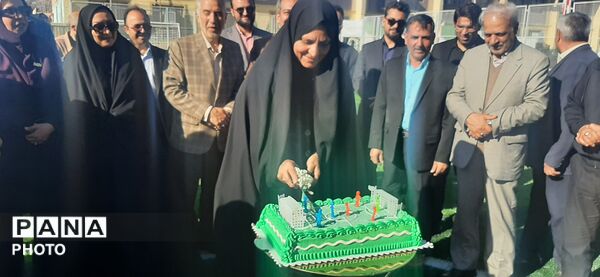 افتتاحیه زمین چمن در دبستان پسرانه گلستان ناحیه ۷ آموزش و پرورش مشهد مقدس 