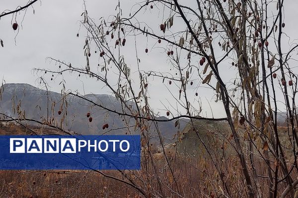 حال هوای شهر زیبای بار بعد از اولین بارش باران زمستانی