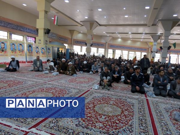 مراسم عزاداری شهیدان خدمت در مصلای امام خمینی(ره)  شهرستان بجنورد