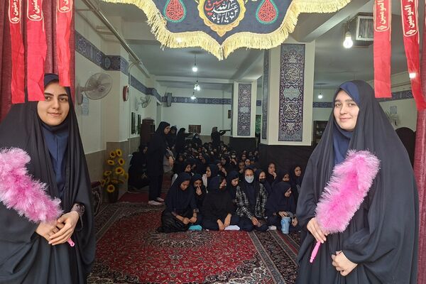 مدرسه نمونه‌دولتی ارشاد شهرستان قرچک در سوگ یاس نبی