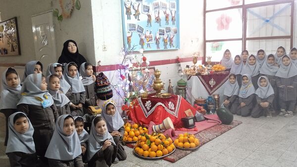 یلدای شیرین در دبستان شهید نجفی فدافن