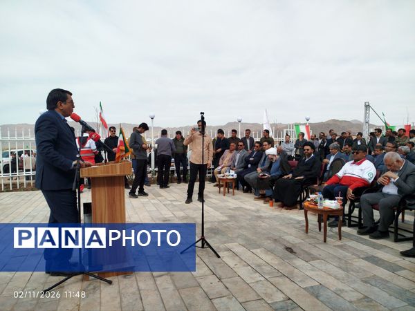 افتتاح پایگاه امداد و نجات هلال‌احمر «یادمان شهدای چترود» 