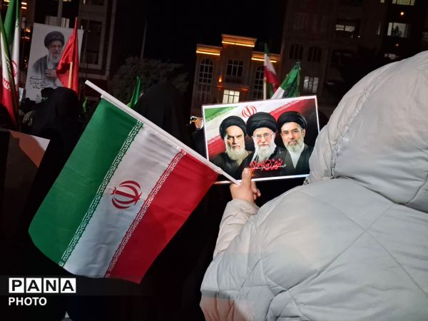  یازدهمین شب مراسم شهادت آیت الله سید علی خامنه‌ای در بلوار فضل 