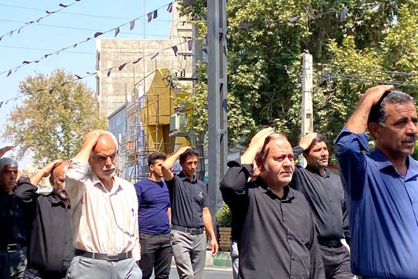 راهپیمایی جاماندگان اربعین با حضور پرشور مردم پیشوا