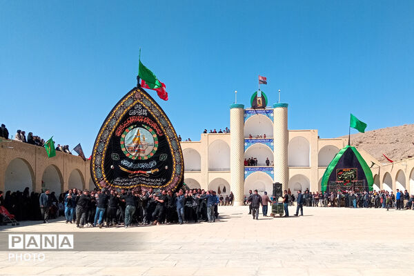 نخل‌برداری بنادکوک‌دیزه در سوگ امام علی (ع)