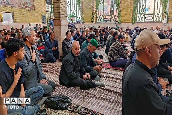 مراسم عزاداری شهادت امام جعفر صادق علیه السلام در حسینیه شهربار