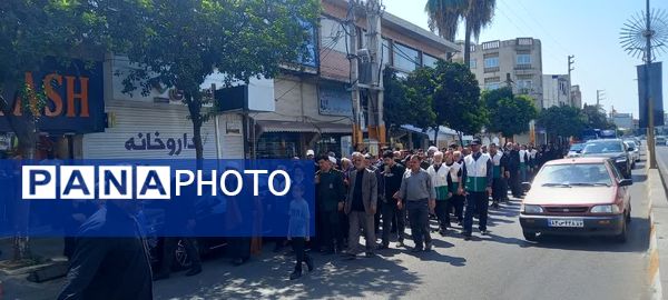 عزاداری شهادت ثامن‌الحجج(ع) در جویبار