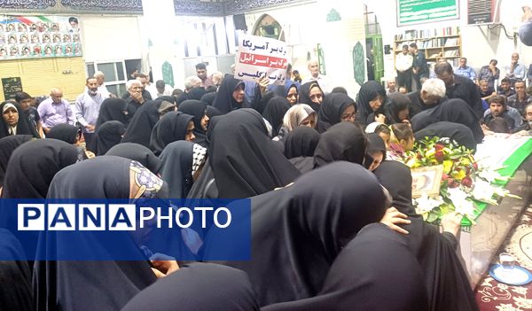مراسم وداع با پیکر شهید مدافع وطن در شهرستان کوهپایه 
