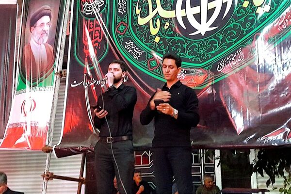 مراسم عزاداری شب های دهه اول محرم در شهرستان درگزین با حضور هیئت عزاداران 
