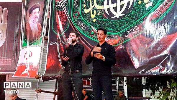 مراسم عزاداری شب های دهه اول محرم در شهرستان درگزین با حضور هیئت عزاداران 