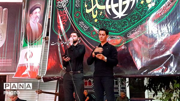 مراسم عزاداری شب های دهه اول محرم در شهرستان درگزین با حضور هیئت عزاداران 