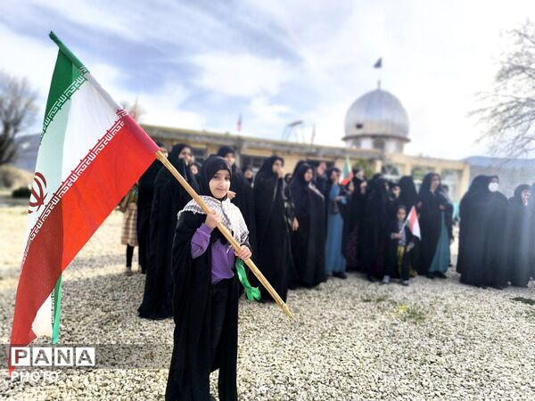 ندای مرگ بر آمریکا و اسرائیل مردم حماسه‌ساز میانکوه 