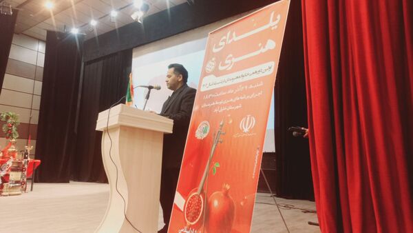 یلدای هنری با حضور هنرمندان در کانون ارشاد شهرستان خلیل آباد 