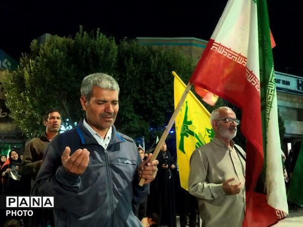دویست و چهارمین شب از شهادت رهبر امت اسلام در حسینیه امام خمینی شهرستان نیشابور 