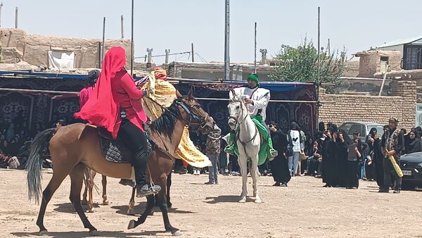 شام غریبان در  میدان منطقه سرولایت روستای سلطان آباد 