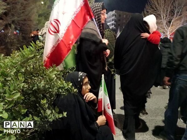 حرکت دسته عزاداری در شهرستان نیشابور