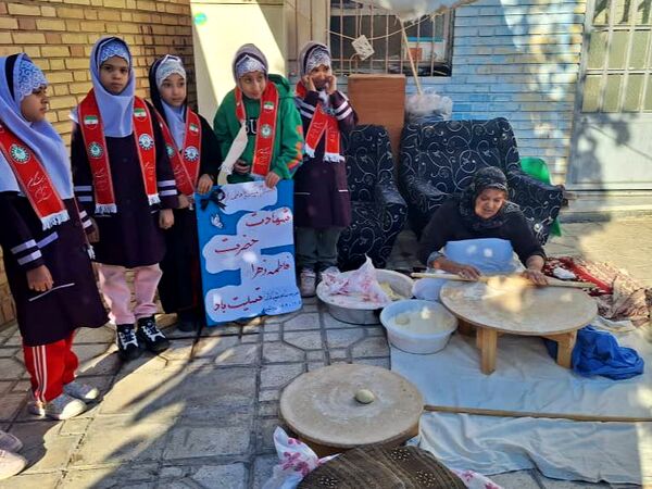 دبستان شهید کشاورز در سوگ فاطمیه
