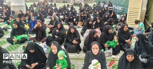 مراسم شیرخوارگان حسینی در گچساران 
