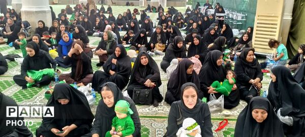 مراسم شیرخوارگان حسینی در گچساران 