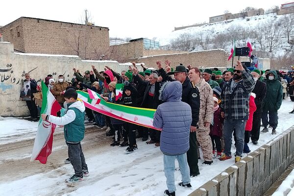 راهپیمایی ۲۲بهمن در شهر بار 