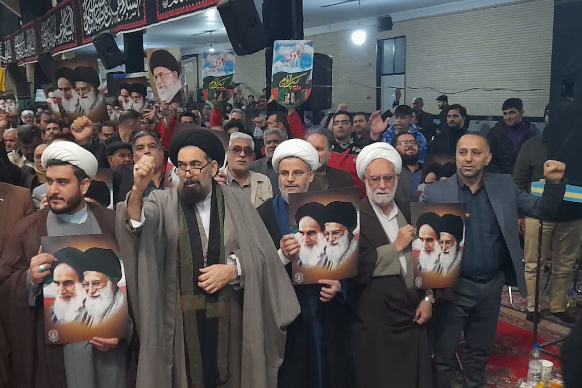 حماسه ۹ دی زنده است؛ ورامینی‌ها بار دیگر با ولایت، پیمان بستند
