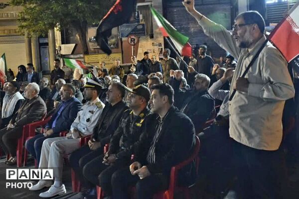 بزرگداشت سالگرد شهادت سید حسن نصرالله و شهدای ناو دنا در میدان معلم فیروزکوه