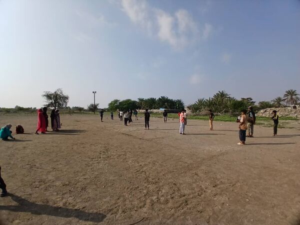 بازی‌‌‌های بومی و محلی در روستای میرعوضی شهر شمیل بندرعباس 