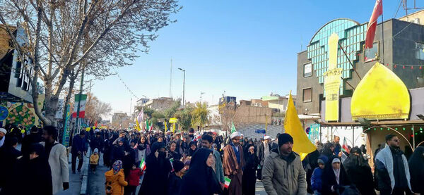 راهپیمایی 22 بهمن در قم -1